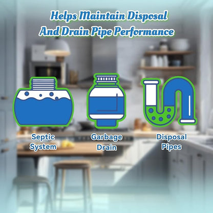 Garbage Disposal Cleaner Deodorizer Tablets-48 Pack Deep Cleaning Disposer - Image 6