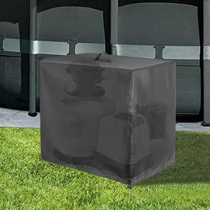 Pool Filter Cover | Sand Filter Cover Waterproof Strainer Enclosure - Image 3