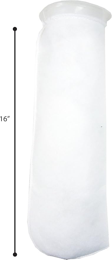 48 Pack - 4 Inch Ring Filter Socks 200 Micron - Aquarium Felt Filter Bags -4 - Image 2