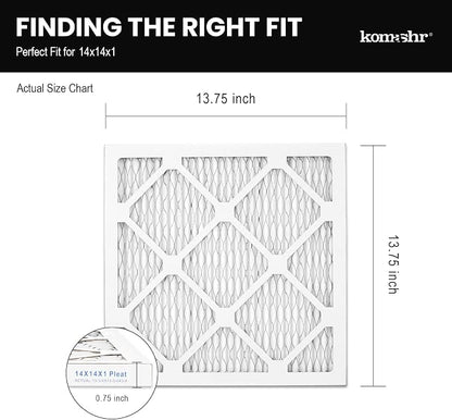 14x14x1 Air Filter MERV 13, HVAC/Furnace AC Filter Replacement, Dust - Image 2