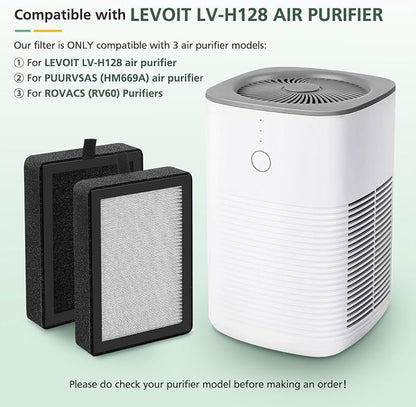 6 Pack LV-H128 Replacement Filter Compatible - Image 3