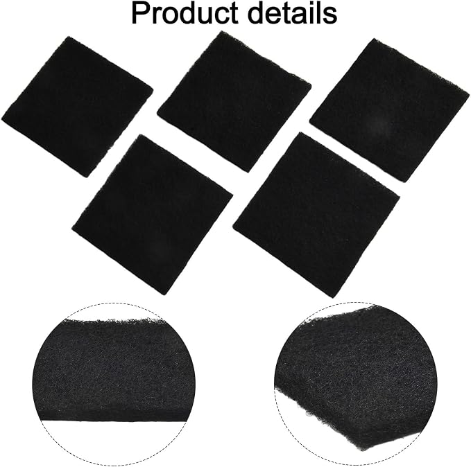 Activated Carbon for Compost Bins, Square 8x8x0.5 cm, Replaceable Compost Bin - Image 9