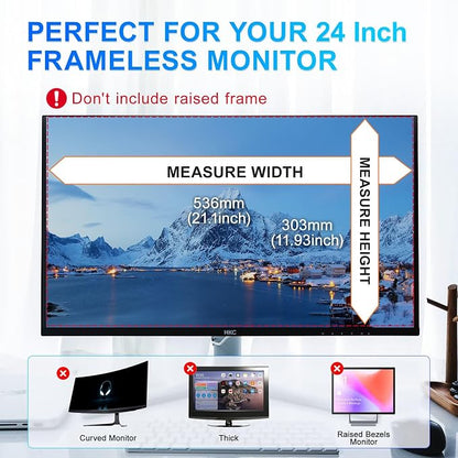 2Pack Magnetic 24 Inch Privacy Screen - Image 5