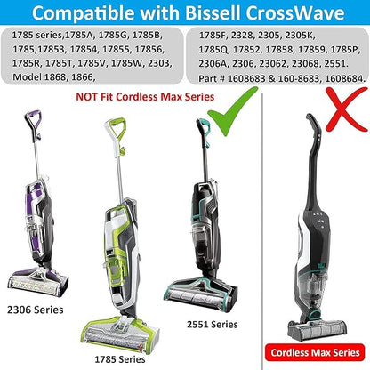 for Bissell CrossWave Vacuum Cleaner Replacement Parts 2 Pack 1868 Bissell - Image 4