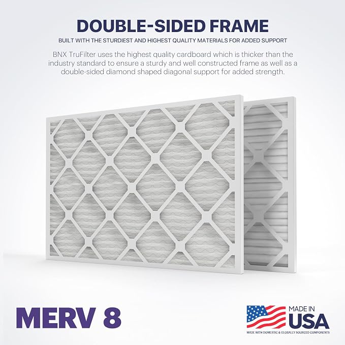 BNX TruFilter 16x30x1 Air Filter MERV 8 - Image 5