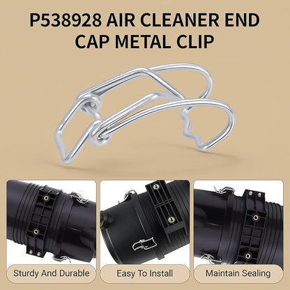 8 Pcs P538928 Air Cleaner End Cap Metal Clip Compatible - Image 3