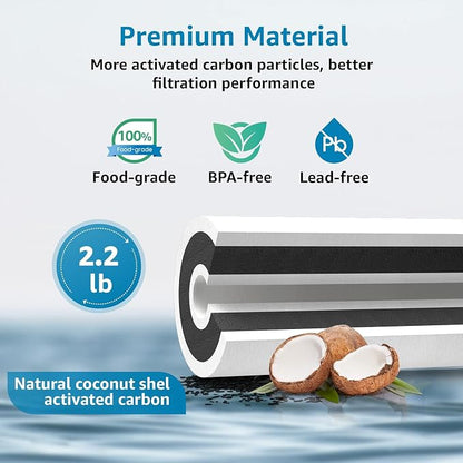 AQUA CREST FXHTC Whole House Water Filter, Well Water Filter Replacement - Image 5