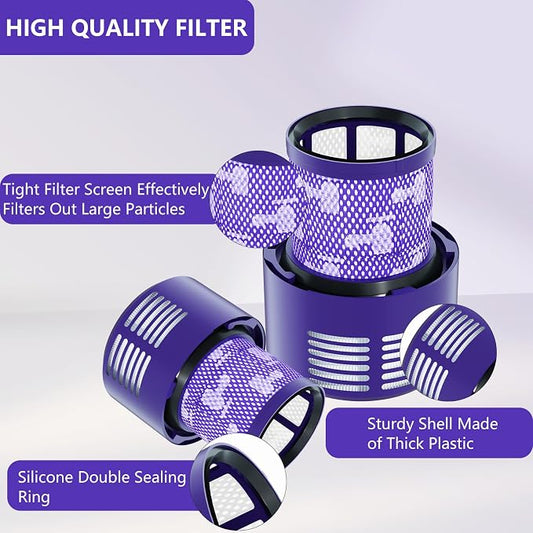 2 Pack Vacuum Filter Replacement Part Compatible - Image 2