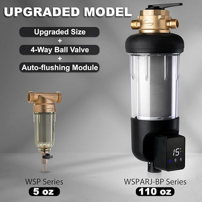 iSpring WSP200ARJ-BP, NSF Certified, Whole House Spin-Down Sediment Water Filter - Image 3