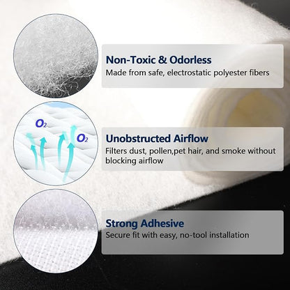 Air Vent Filter 20x100 Inch, Cut to Size Air Filter Material, Electrostatic - Image 4