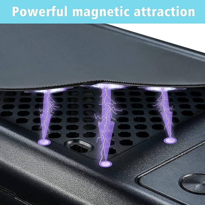 280x140mm PC Case Dust Mesh Filter, Magnetic Frame Computer Fan Dust Mesh PC - Image 5