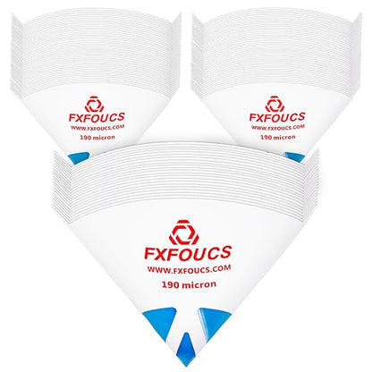 100 Pack of Premium Paint Strainers by FXFOUCSTOOLS