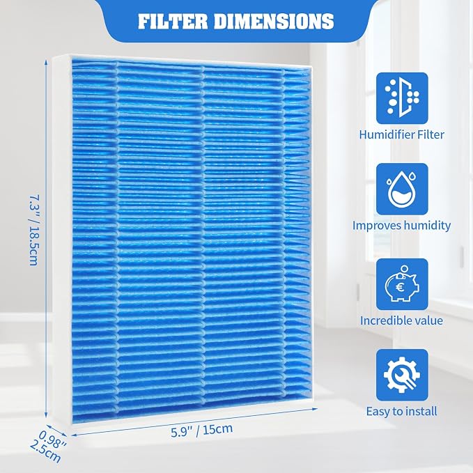 4-Pack Replacement Humidifier Filters Compatible - Image 6