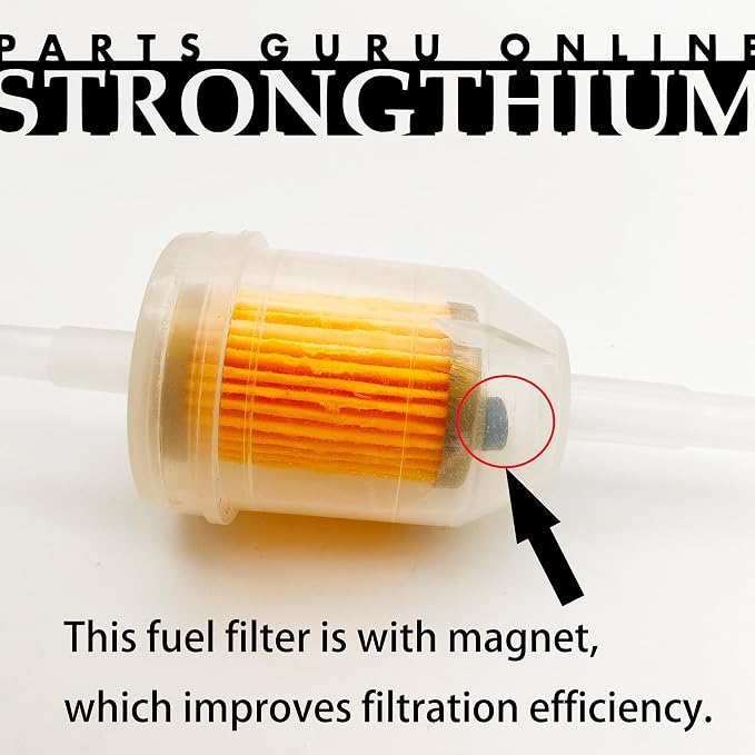 Strongthium 1/4" 5/16" Inline Fuel Filters - Image 2
