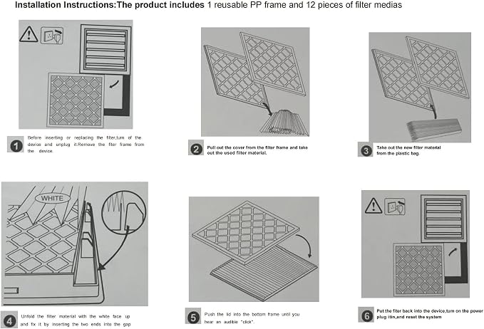 LEKEN 16x25x1 AC Furnace HVAC Filter Reusable Electrostatic Filters MERV 13 - Image 4