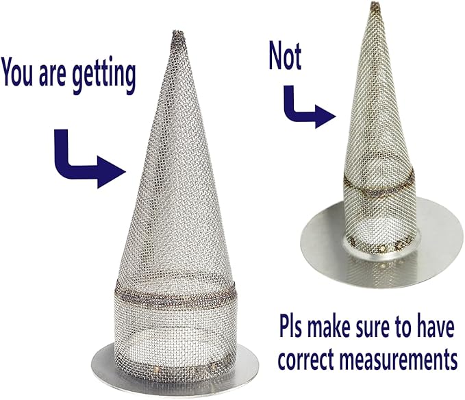 2 PCS-Cone-Type Stainless Steel Spark Arrestor 1.625” fit Honda CRF230 CRF250L - Image 2