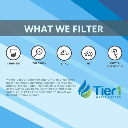 Tier1 10 Micron 10 Inch x 2.5 Inch | 6-Pack Whole House Carbon Block Water - Image 4