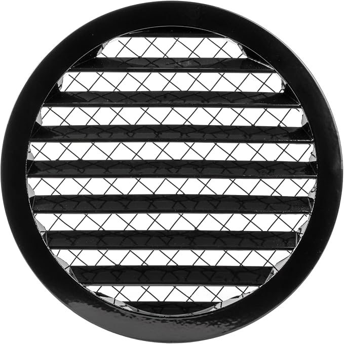 Repa Market 10" Inch Aluminum Black Soffit Air Vent Cover by RepaMarket
