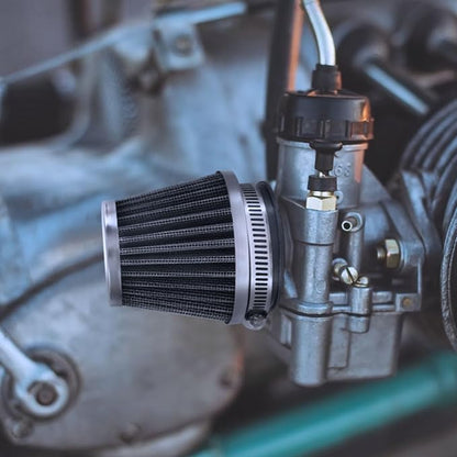 52mm Cold Air Intake Filter for Motorcycle Turbo Vent Breather Air Intake - Image 6