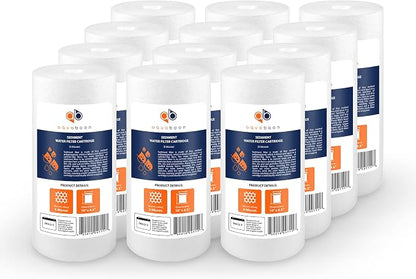 Aquaboon 5 Micron 10 x 4.5 Well Water Sediment Filter Replacement Whole House by Aquaboon