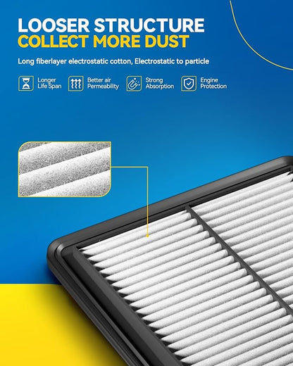 PHILTOP Engine Air Filter CA12050 Replacement - Image 2