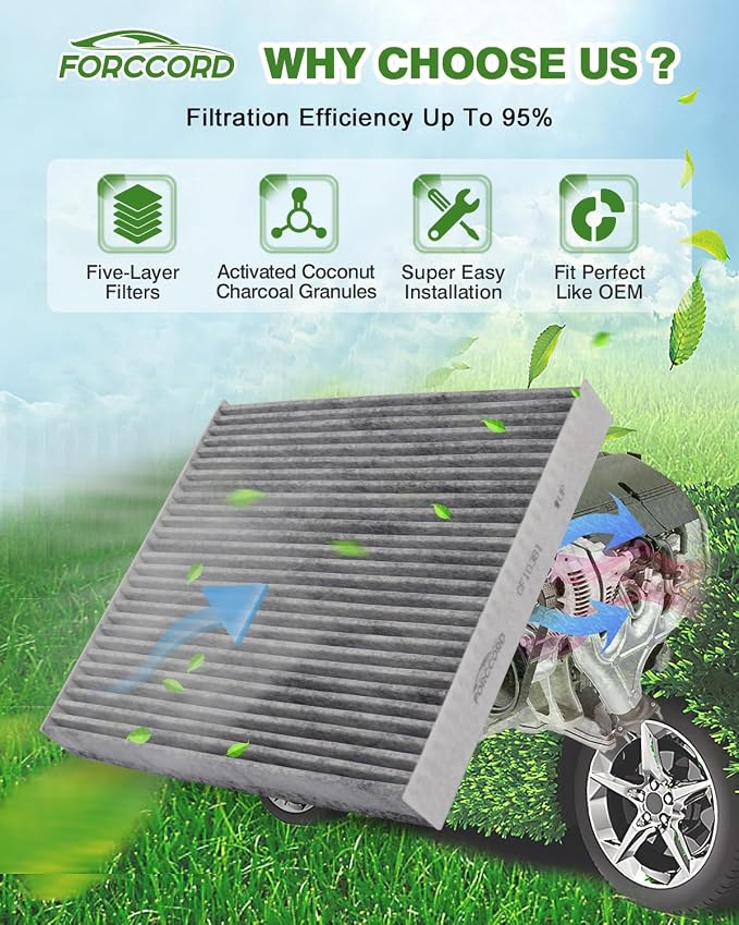 Cabin & Engine Air Filter Fit for Nissan Pathfinder 3.5L 2022-2025 2026 - Image 3