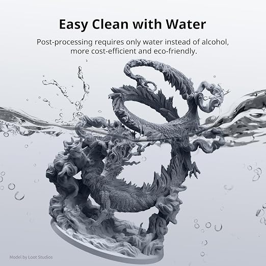 ANYCUBIC Water Washable 3D Printer Resin 2.0, 405nm High Precision 3D Resin - Image 2