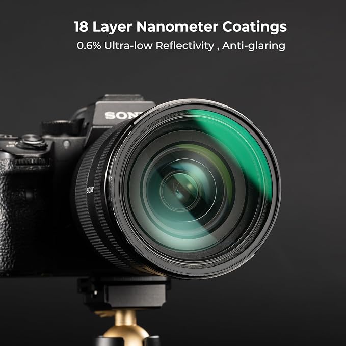 K&F CONCEPT 55mm White Mist 1/4 Filter, 18 Multi-Layer Coatings Dreamy Soft - Image 3