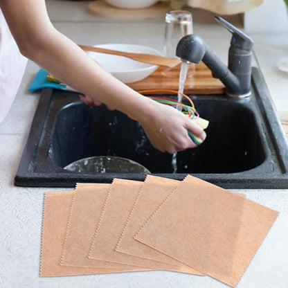 VALICLUD 10pcs Loofah Dish Cloths 25x25cm Highly Absorbent Kitchen Washing - Image 5