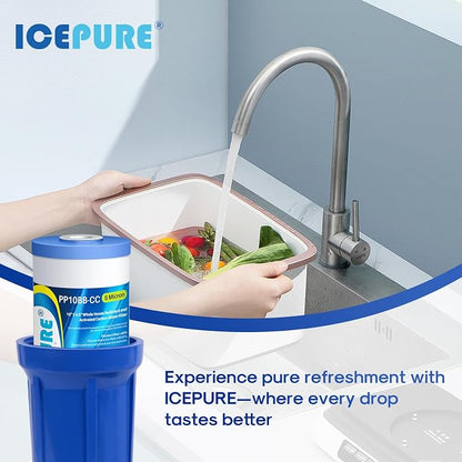 5 Micron 10" x 4.5" Whole House Water Filter Compatible - Image 9