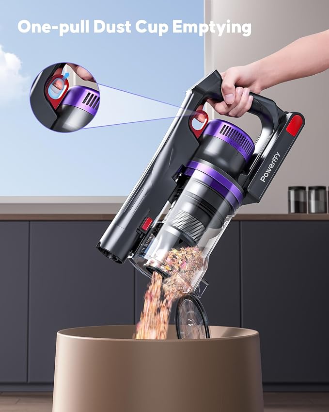 Cordless Vacuum Cleaner 650W 55KPA Powerful Suction 70 Mins Stick Handheld - Image 5