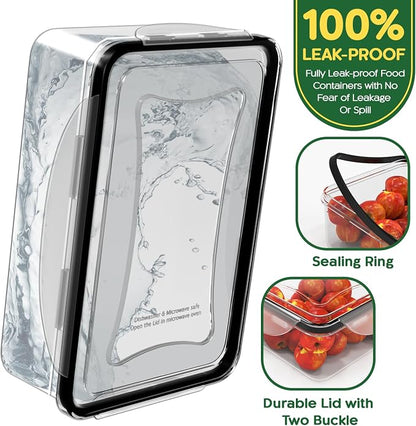 RockBerry 66 Pcs Large Food Storage Containers - Image 3