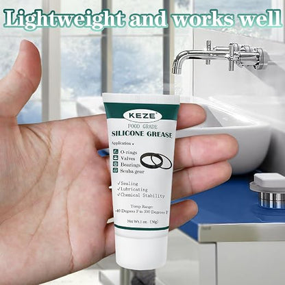KEZE Waterproof Food Grade Silicone Lubricant Plumbers Grease - Image 6