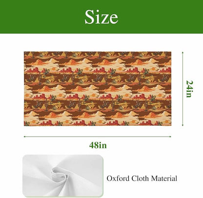 Tropical Plant Cactus Fluorescent Light Covers 3 Pack Western Cowboy Horse - Image 5