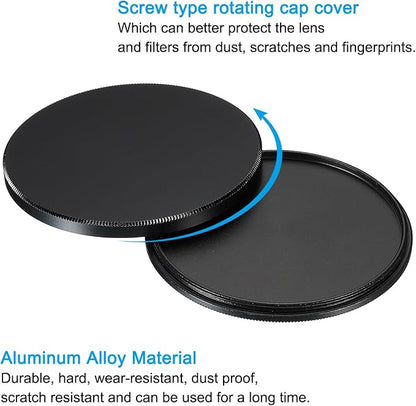 PATIKIL 67mm Lens Cap, Camera Lens Cap Cover Universal Lens Filter Stack Cap - Image 4