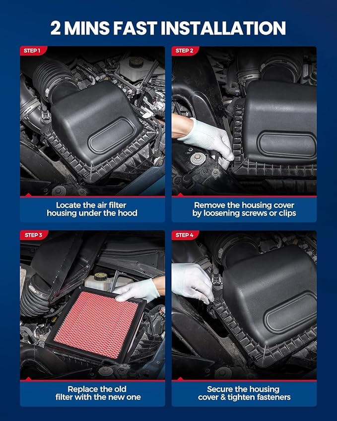 KAX Engine Air Filter, CA8918 Compatible - Image 5