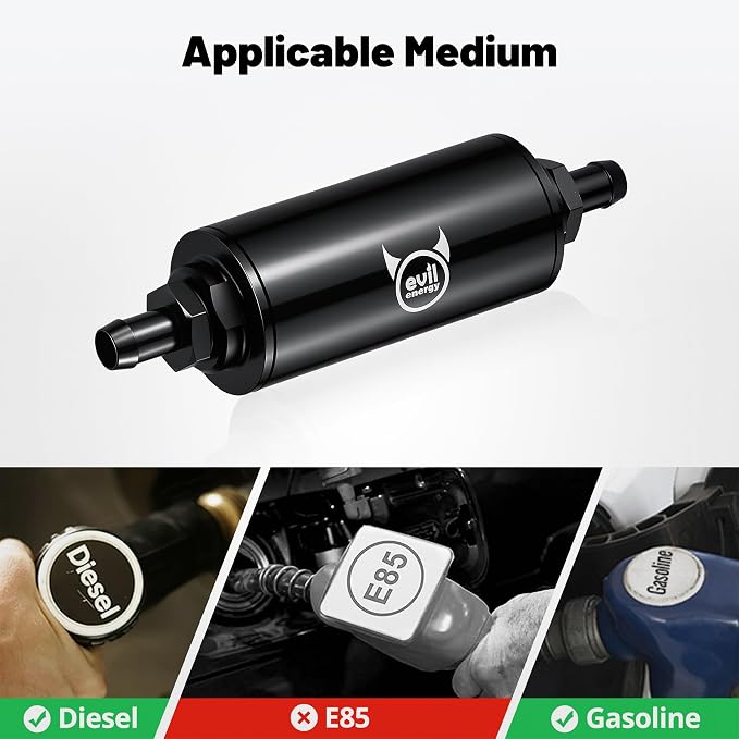 EVIL ENERGY Inline Fuel Filter 10 Micron - Image 7