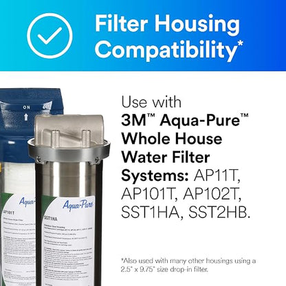 3M Aqua-Pure AP110 2-Pack Whole House Replacement Water Filter Cartridges - Image 2