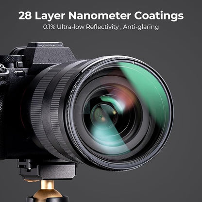 K&F CONCEPT 95mm Ultra-Low Reflectivity Polarizers Filter, 28 Multi-Layer - Image 5
