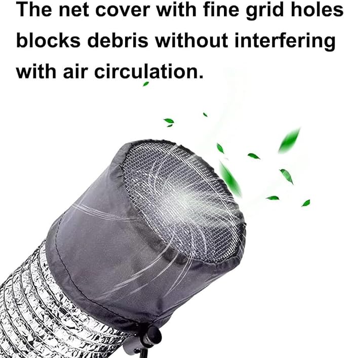Grow Tents Vent Cover, Easy Installation, Dustproof Duct Filter, Flexible - Image 6