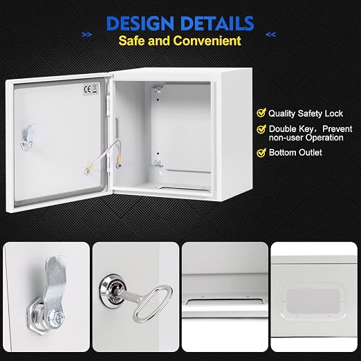Outdoor Electrical Junction Box, Wall Mounted IP66 Waterproof & Dustproof - Image 6