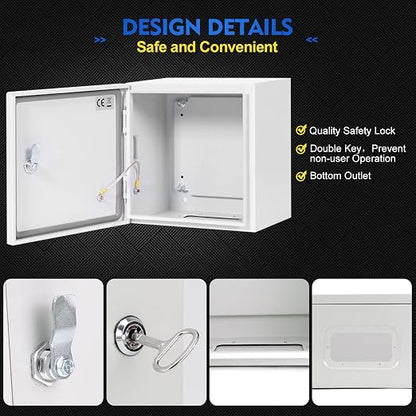 Outdoor Electrical Junction Box, Wall Mounted IP66 Waterproof & Dustproof - Image 6