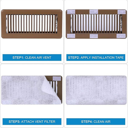 Air Vent Filter Kit, Cotton Electrostatic Dust Control Vent Filter - Image 3