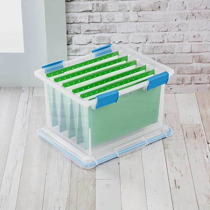 Sterilite 4-Pack Gasket Box, Weather-Resistant Storage Bins - Image 4