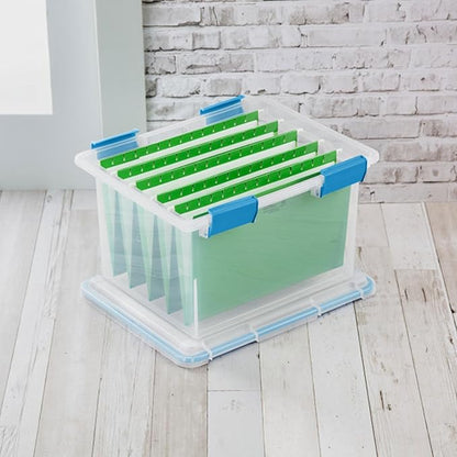 Sterilite 4-Pack Gasket Box, Weather-Resistant Storage Bins - Image 4