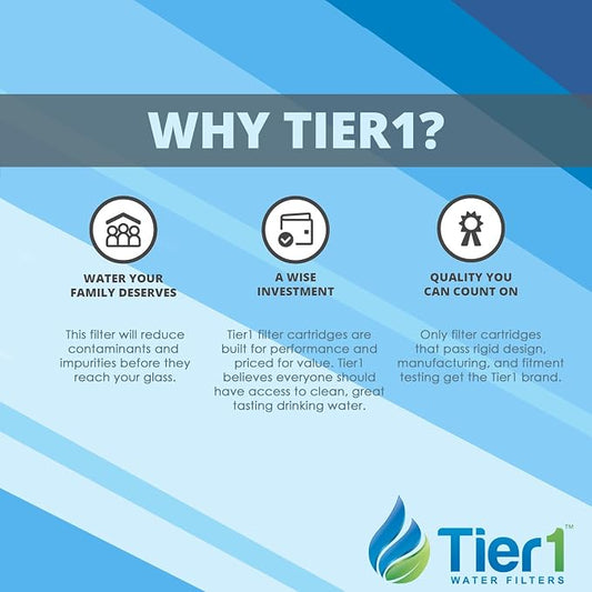 Tier1 0.5 Micron 10 Inch x 2.5 Inch | Radial Flow Whole House Carbon Water - Image 2