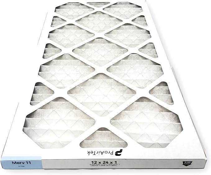 Proairtek AF12241M11SWH Model 12x24x1 Air Filter, MERV 11; Ideal - Image 3