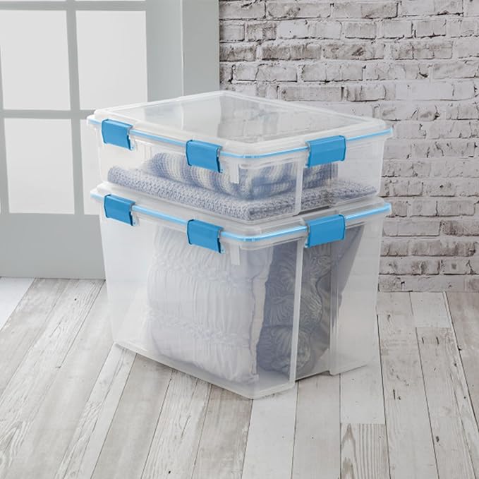 Sterilite 16-Pack Gasket Box, Weather-Resistant Storage Bins - Image 4