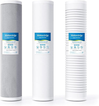 Waterdrop Whole House Water Filter, Carbon Filter and Sediment Filter, by Waterdrop