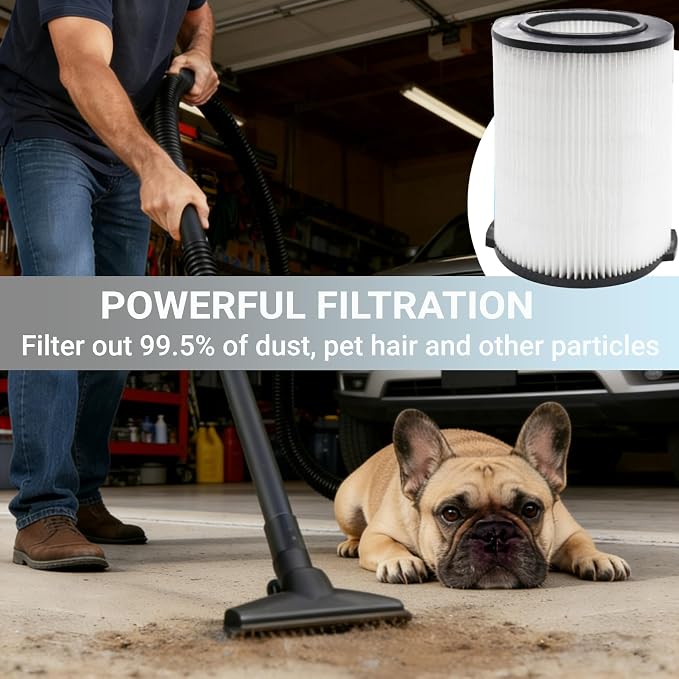 VF4000 Standard Wet/Dry Vac Filter Compatible - Image 7